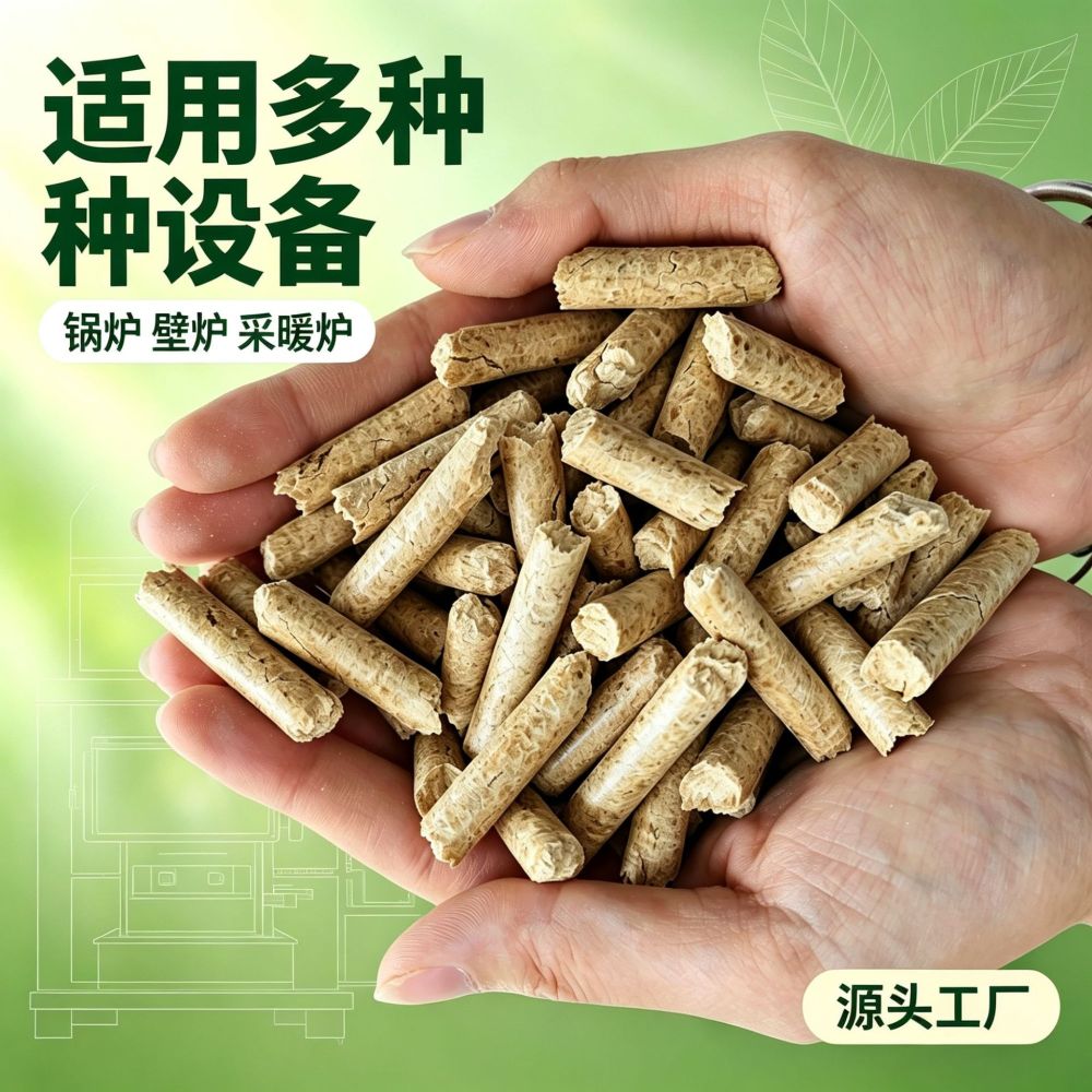 Biomasse-Pellets aus Kiefernholz, 8 mm, für Industriekessel und Heizöfen