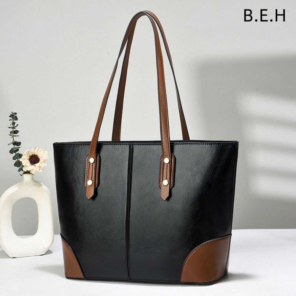 Large Capacity Tote Bag, Single Shoulder Underarm Style, BEH