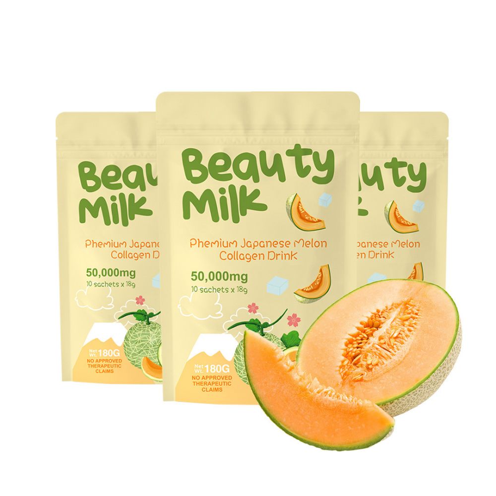 BeautyMilk Premium Drink Powder, Banana Flavour Collagen - 6