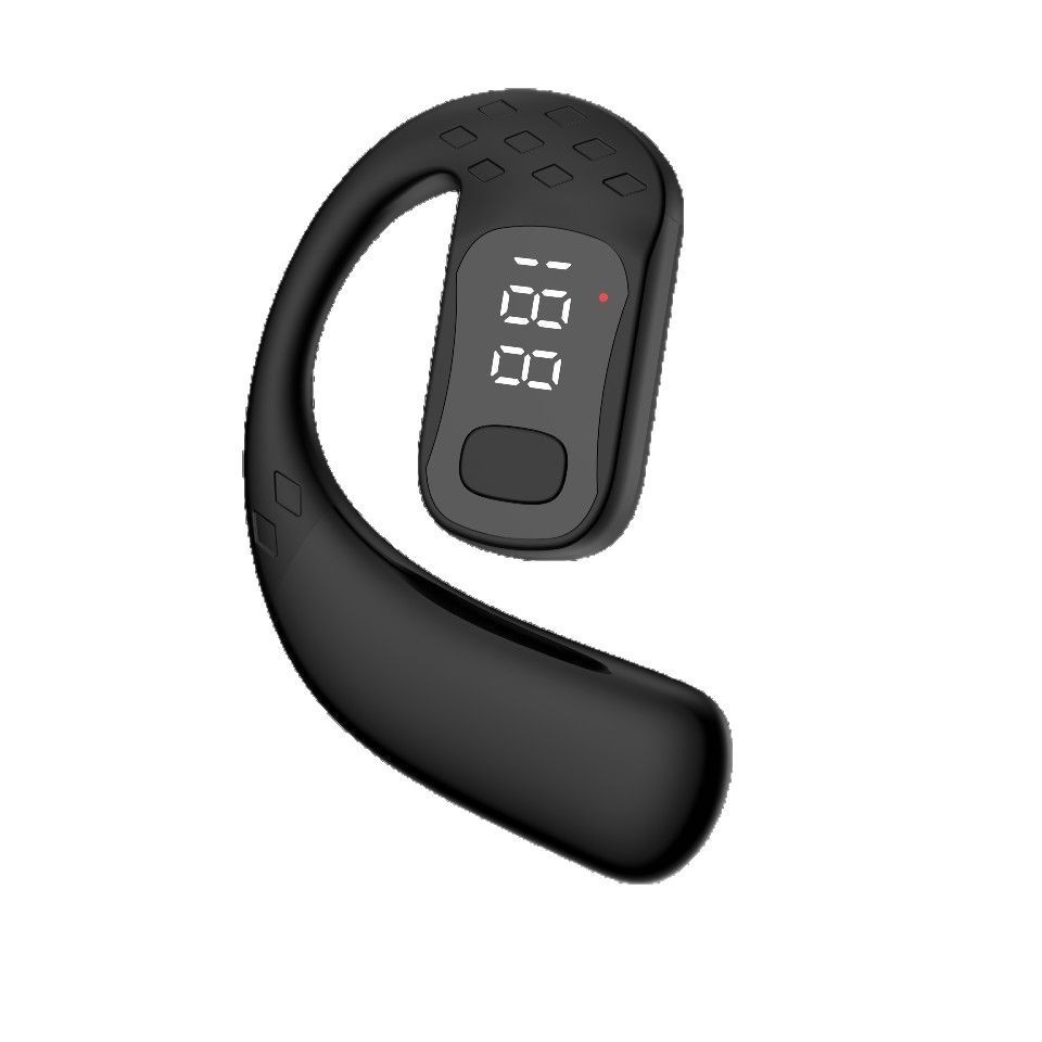 Wireless rotatable left and right ears for running, single ear hanging type universal Bluetooth headphones with ultra-long battery life, lightweight and portable