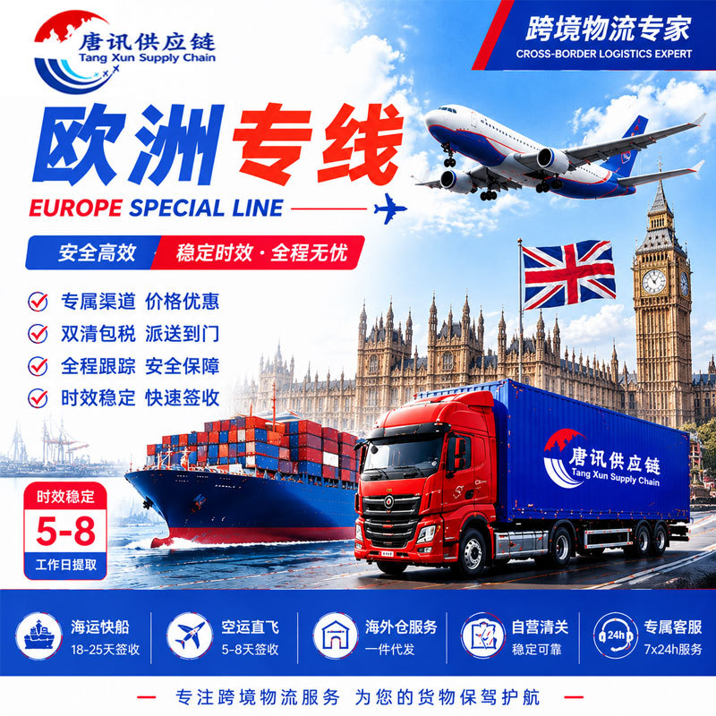 International Logistics to Europe, Air and Sea Freight, Door-to-Door