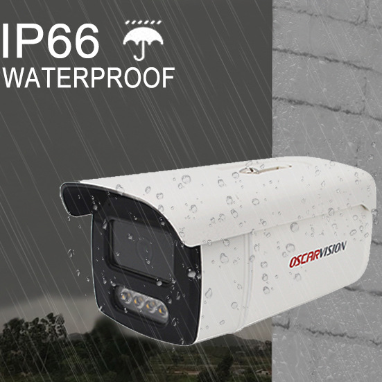 POE security camera set with night vision high resolution outdoor waterproof and dustproof mobile phone remote control commercial factory wholesale