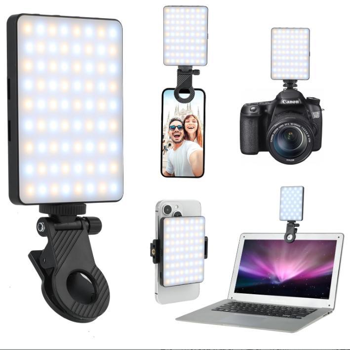 Sınır ötesi cep telefonu klipsi dolgu ışığı RGB flaş selfie ışığı kamera cep telefonu tablet video dolgu ışığı