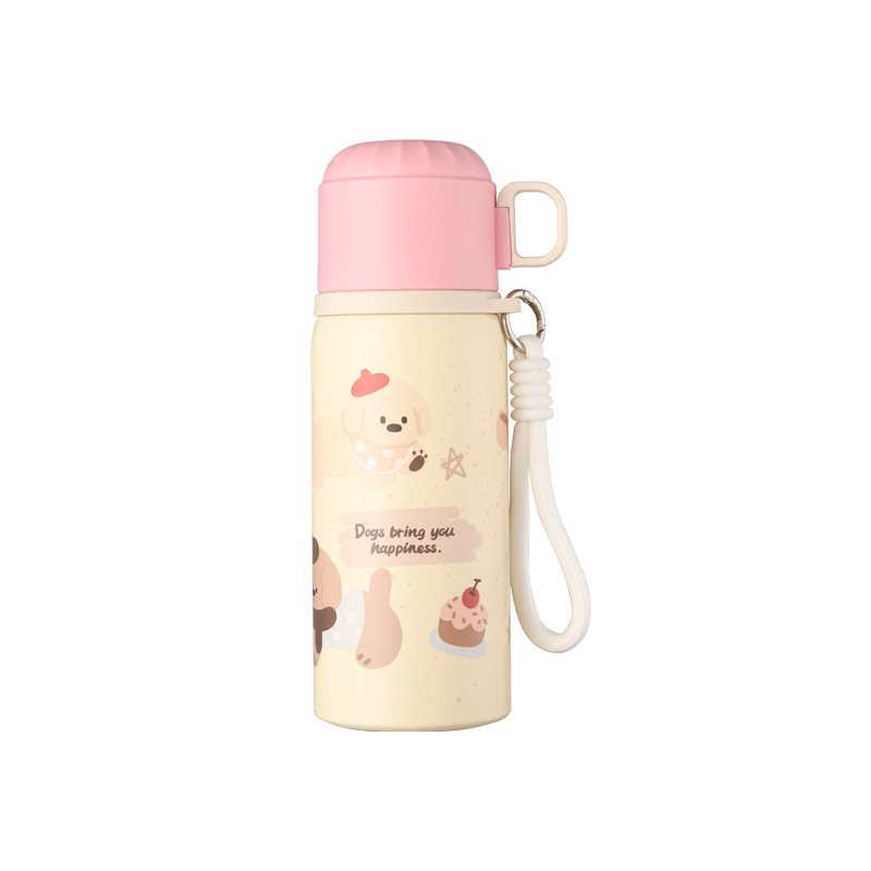 Boys and Girls High-Capacity Thermos Cup Water Bottle 316 Stainless Steel Portable Straw Water Bottle Child Water Bottle Home Wholesale - 6