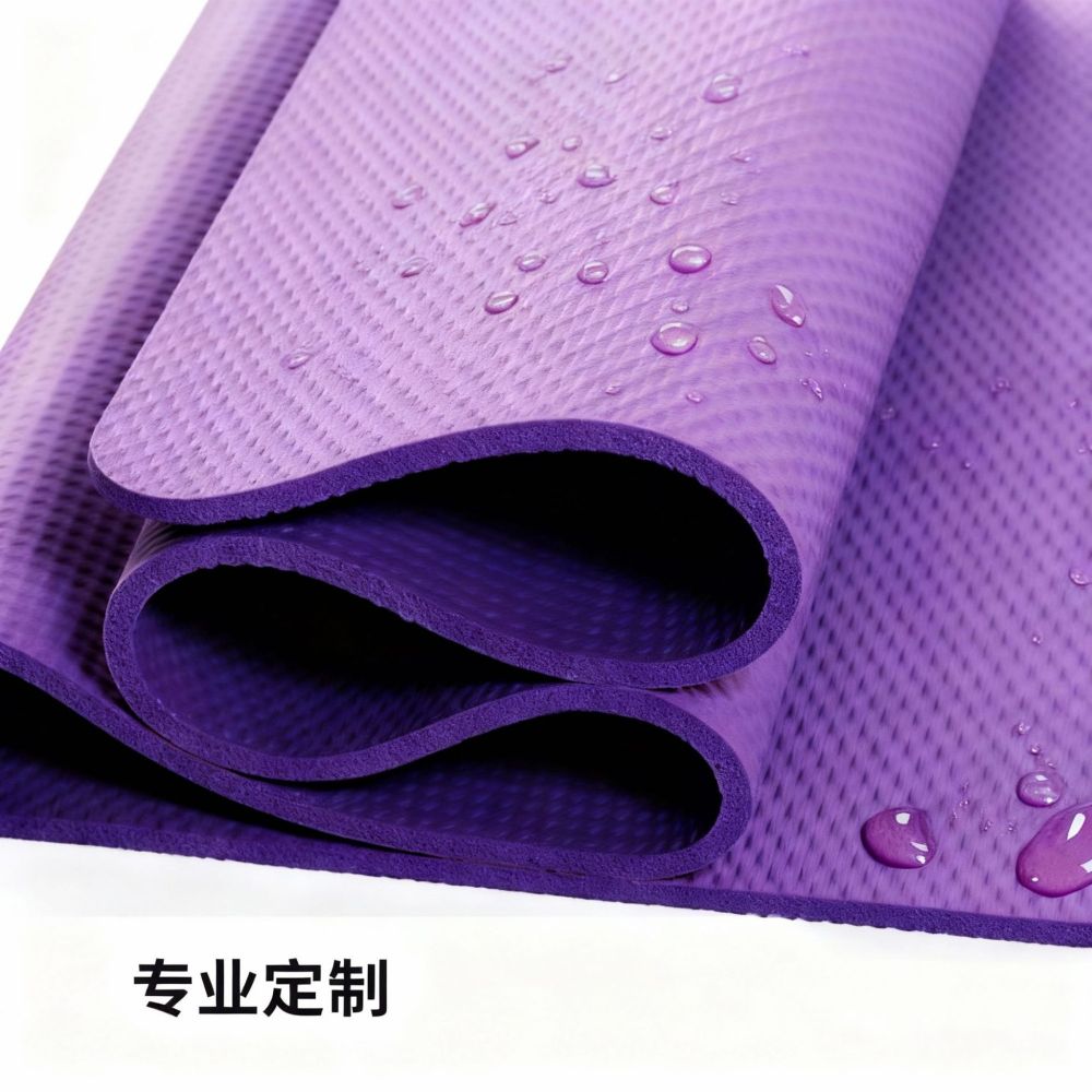 NBR yoga mat 1830x610x10mm, kaydırmaz, yavaş geri dönüş