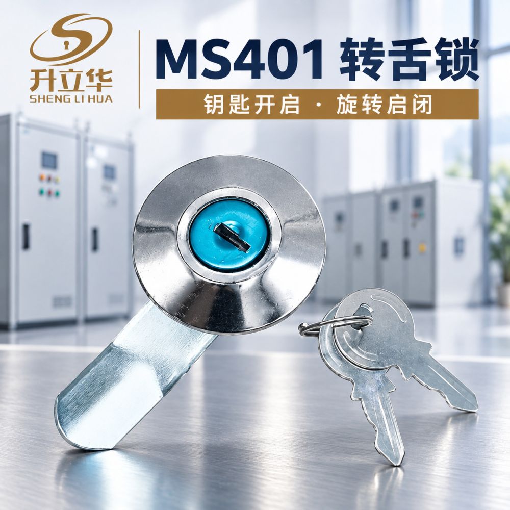 MS401 Distribution Cabinet Door Lock, Copper Core Cross Lock