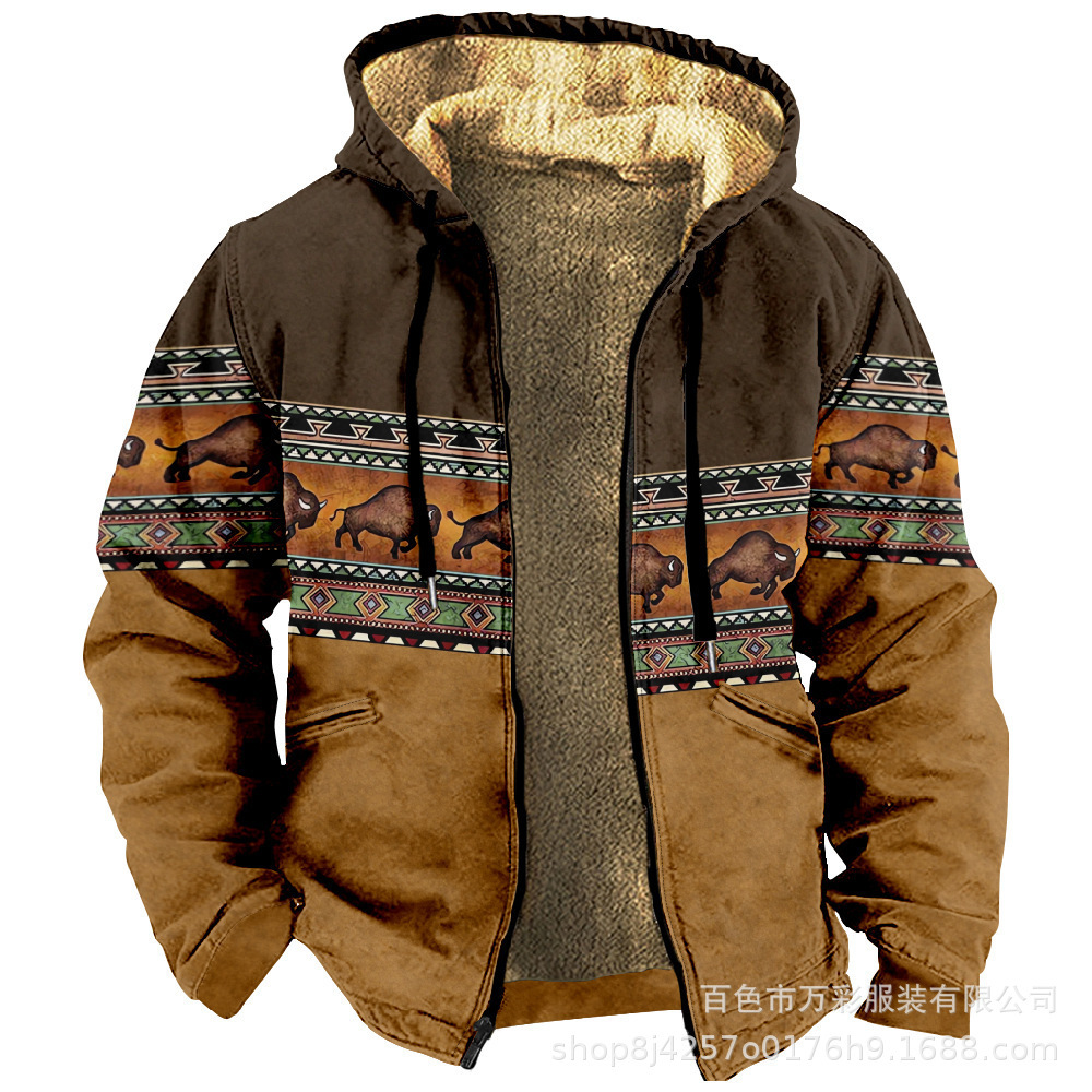 Winterjacke für Damen und Herren, gefüttert, wattiert, verdickt