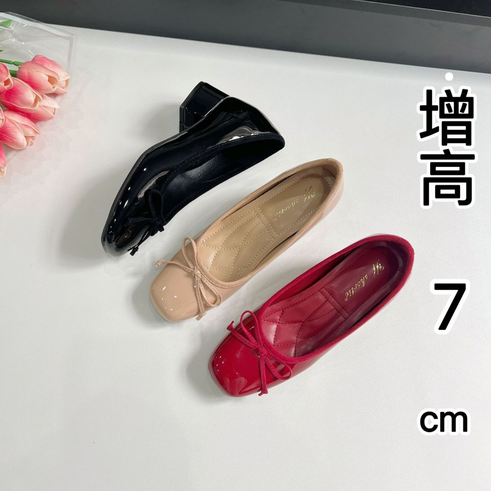 7 cm Chunky Heel French Bow Women's Shoes, 2025 Summer Style