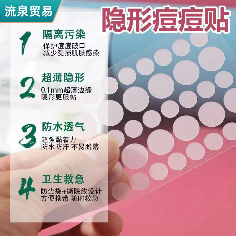 Transparent Acne Patches, Acne Scar Removal, Fluid-Absorbing