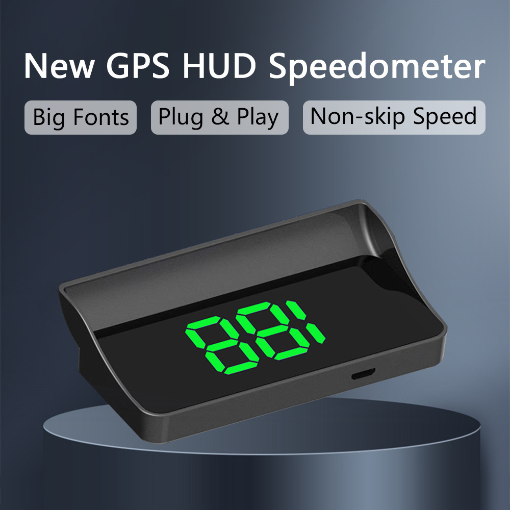 W1 Weiying yeni araba hud head-up display GPS hız göstergesi KMH/MPH sınır ötesi
