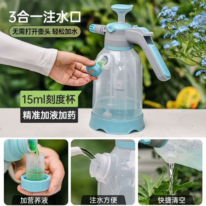 Garden Watering Can 2L Pressure Foam Sprayer with Disinfection Function