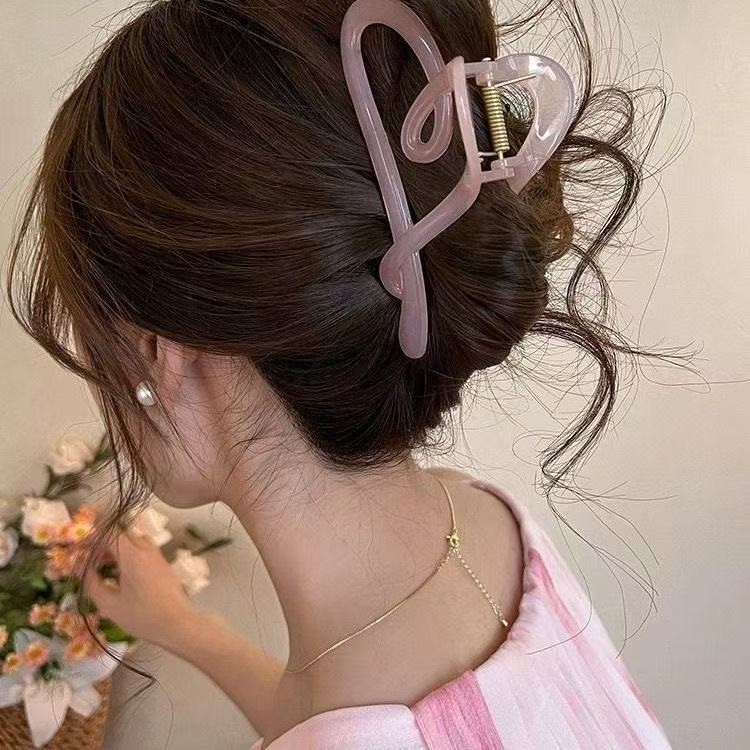 Large Bow Hair Clips Shark Clips Hair Accessories for Women 2026 Back of Head Clips Hair Ornaments Autumn Fresh Sweet Style - 5