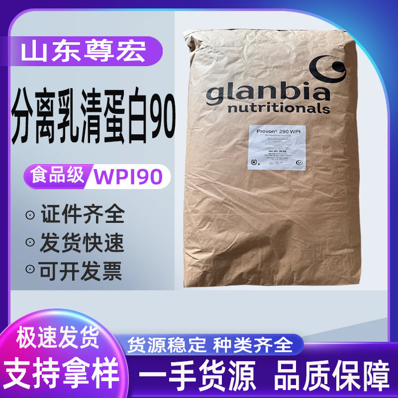 Isolated Whey Protein WPI90 Food-Grade Protein Powder