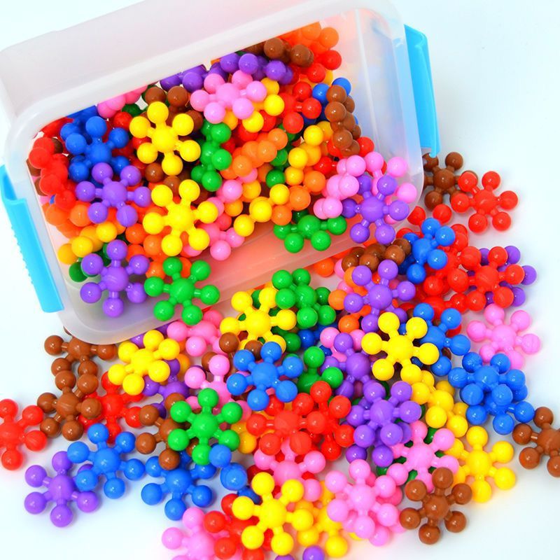3D-Pflaumenblüten-Bausteine, große Größe, Kindergartenspielzeug