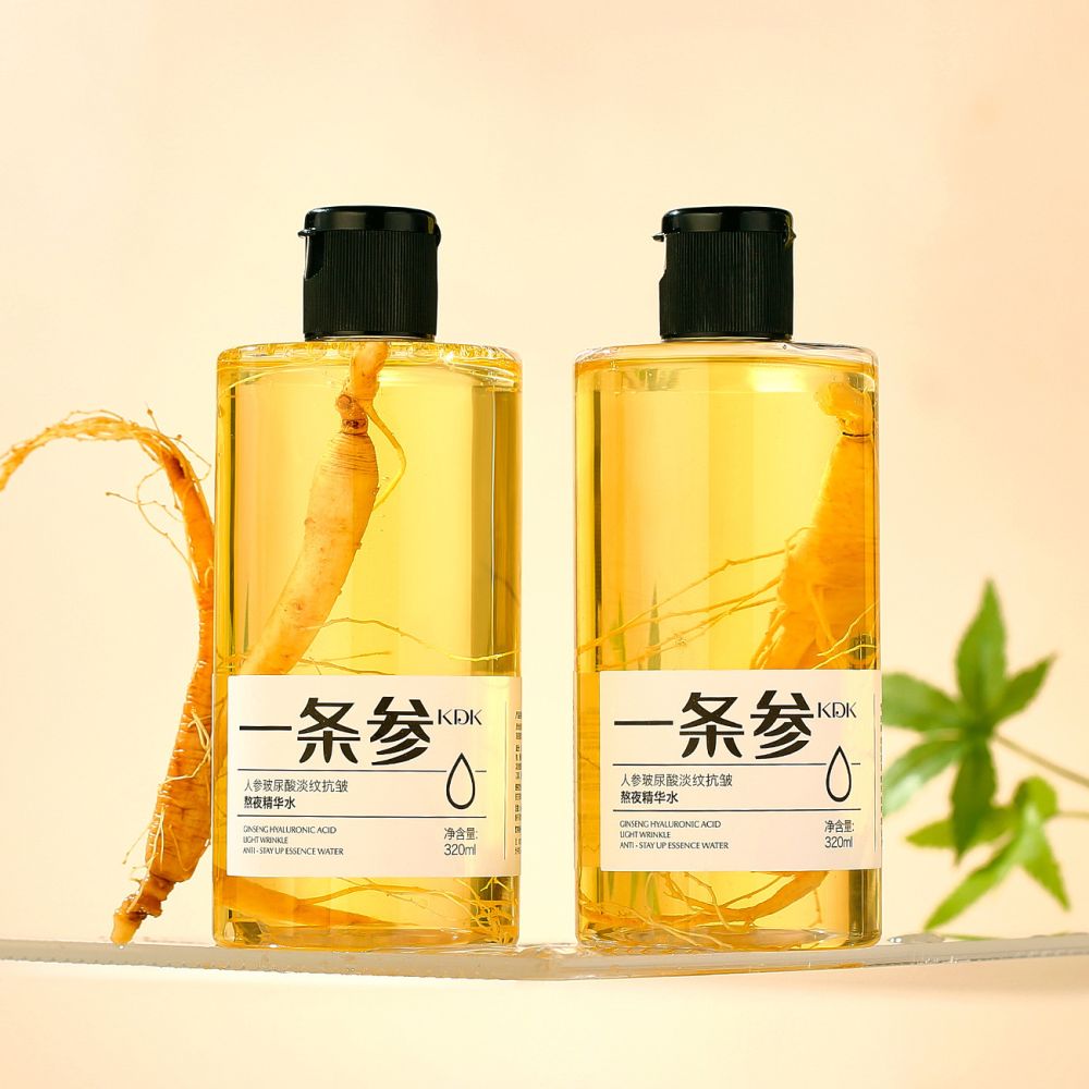 KDK Ginseng-Hyaluronsäure-Nachtessenz, glättet feine Linien, nicht klebrig
