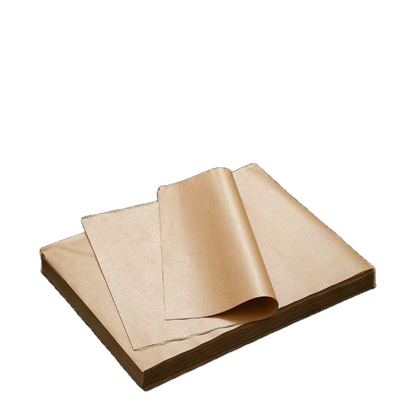 Naturfarbene quadratische Grillpapierkissen Backpapier Fettabsorbierpapier Backblechpapier Lebensmitttelunterlage Papier kommerzieller Ofen Frittieröl-Trennpapier - 6