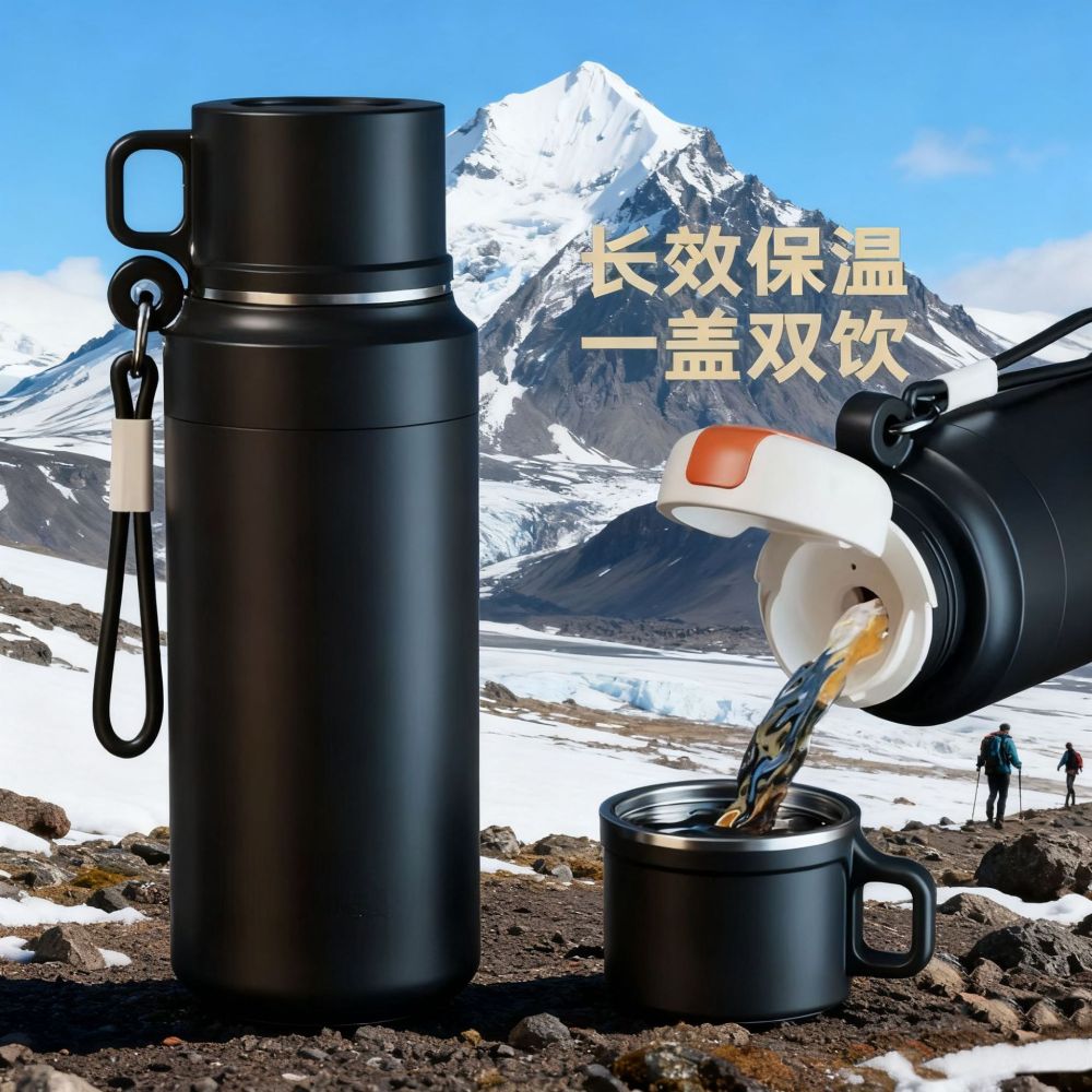 Outdoor Stainless Steel Insulated Tumbler, Double-Wall, Large Capacity