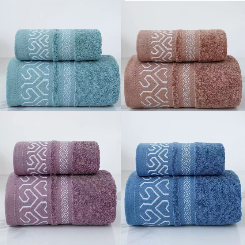 Sınır Ötesi Havlu Banyo Havlusu İhracat Polyester Pamuk Seti Yüz Havlusu Süper Emici Polyester Pamuk Havlu Banyo Havlusu Toptan