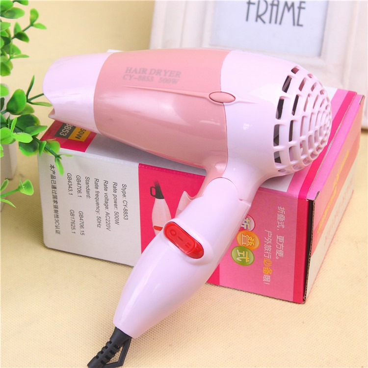 Katlanabilir Mini Saç Kurutma Makinesi, Düşük Güçlü Seyahat Fönü
