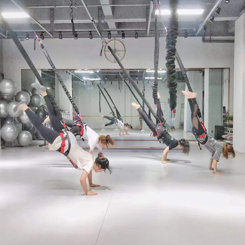 Çok Satan İç Mekan Uçan Büyü Enerji Bandı 5D Hava Yogası Askılı Bungee İp Elastik Bant Dans Fitness Antrenmanı