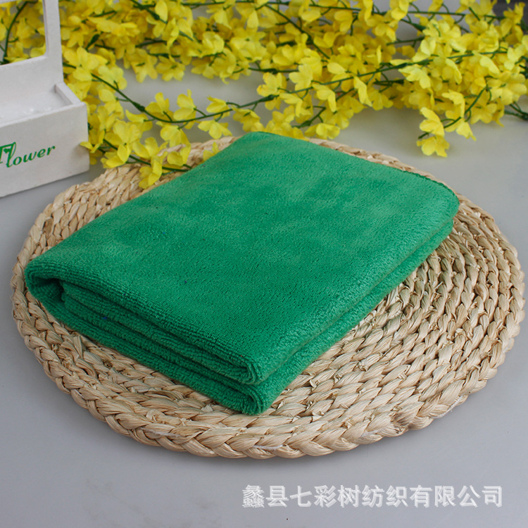七彩树420g Araba Yıkama Havlusu Kalın Araba Silme Ekstrafine Fiber Su Emici Tüy Dökülmez Temizlik Araç Temizleme - 8