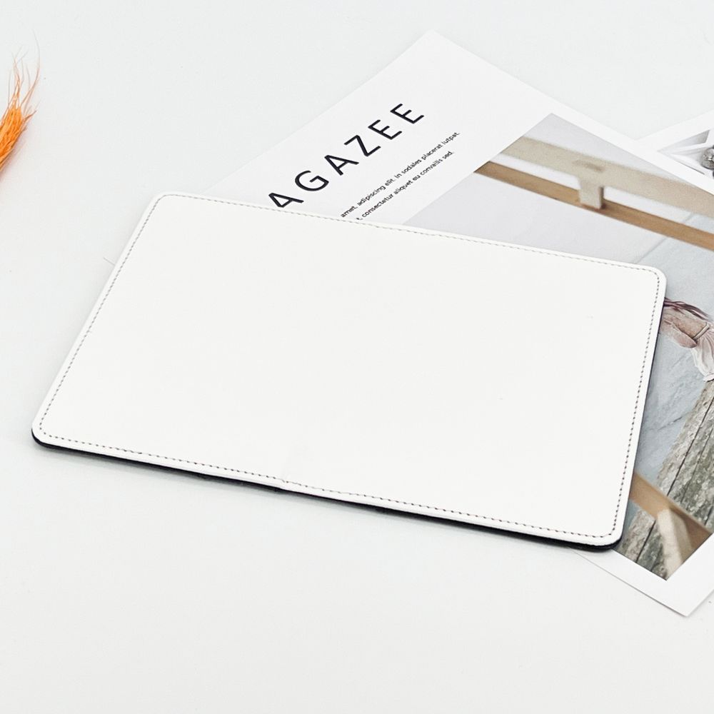 Heat Transfer Sublimation Passport Holder Multi-function Passport Card Case ID Card Holder Travel Long Style Pure Color Passport Cover Wholesale