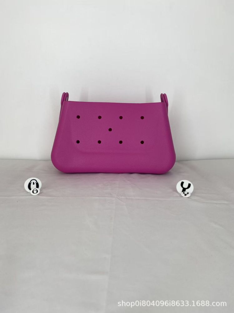EVA Handtasche mit Tragegriff, Trend-Kosmetiktasche mit Lochdesign, Schultertasche, DIY-fähig, Cartoon-Zubehör, Umhängetasche, Lagerbestand verfügbar - 8