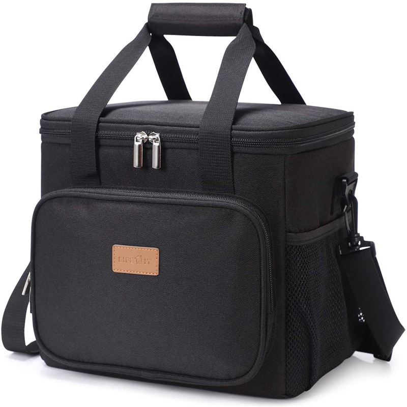 Große PEVA-Picknick-Kühltasche, wasserdicht, mit Umhängegurt