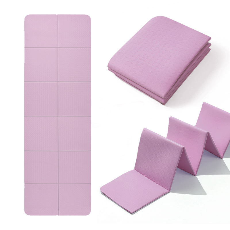 Foldable yoga mat extended fitness mat non-slip shock absorption quiet kids special portable lunch break nap floor mat - 6