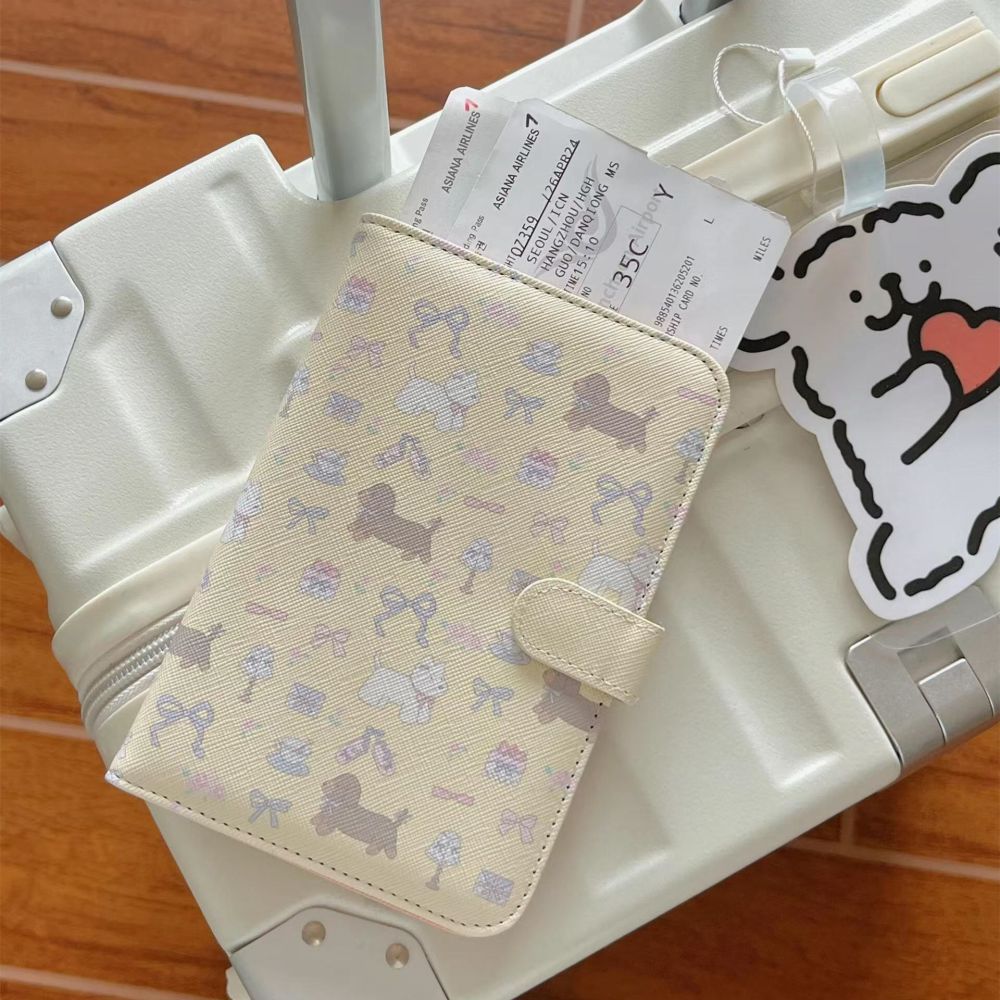 RFID koruma pasaport çantası, PU deri, manyetik karşı, bagaj etiketi seti - 1