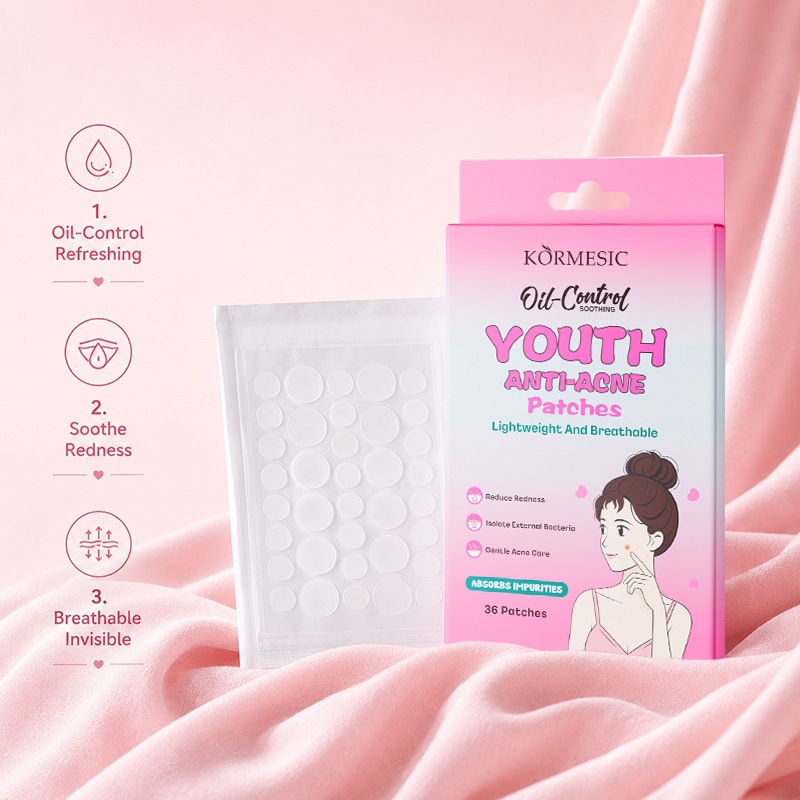 KORMESIC Invisible Acne Patch, Thin and Close-Fitting, for Teenagers