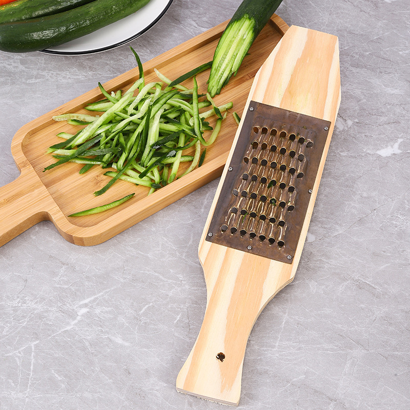 Vegetable grater, medium size, wooden board, multi-function