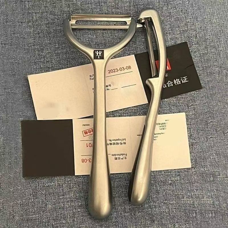 德国不锈钢削皮刀厨房家用去皮水果蔬菜瓜果刨削不锈钢削皮刀