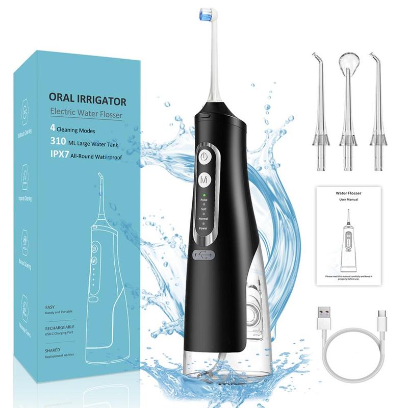 USB Rechargeable Portable Oral Irrigator Set Home Travel Oral Cleaning Tool Electric Water Flosser