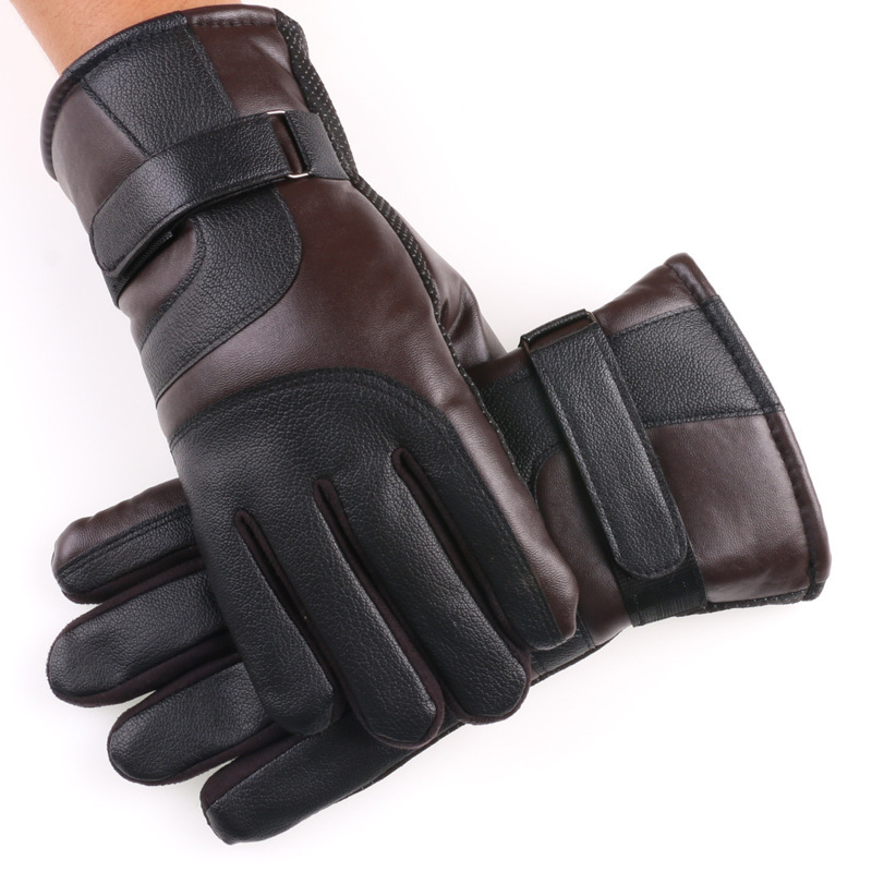 Men's Winter Cotton Gloves, Anti-Slip and Waterproof