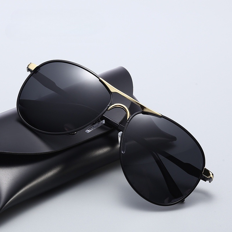 Vintage-Polarisationssonnenbrillen mit Premium-Look für Herren, Pilotensonnenbrille, Fahrerbrille, polarisierte Fahrerbrille im Großhandel - 1