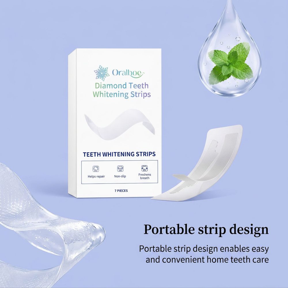 Oralhoe Brightening Tooth Strips, Enamel Protection