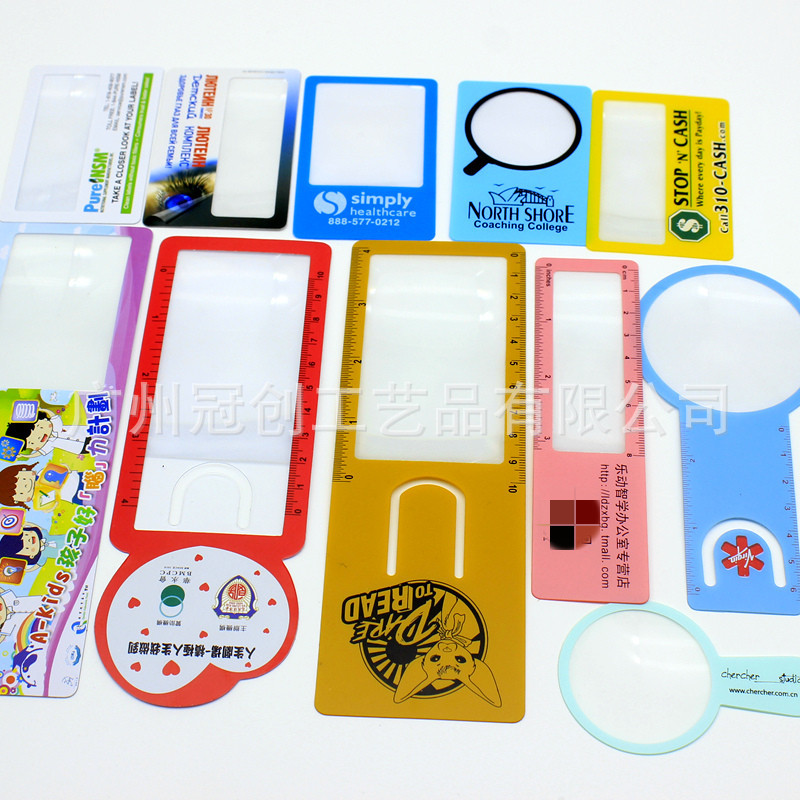 PVC Card Magnifier 140x38 mm 3x Magnification