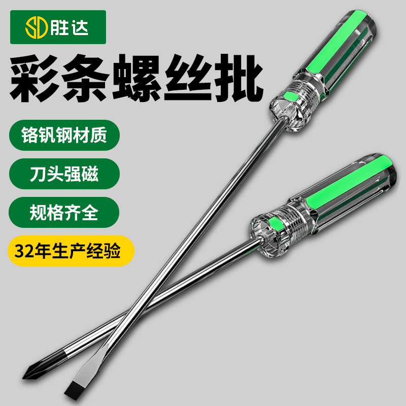 Mini Phillips screwdriver set, magnetic, transparent