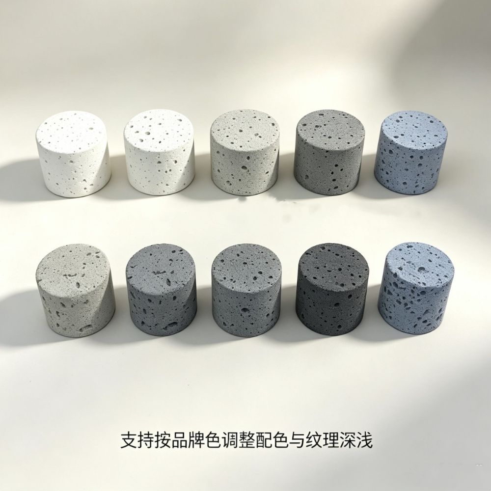 LOVC High-Strength Cement Eco-Friendly Faux Travertine Light Luxury Perfume Bottle Cap Diffuser Hotel Boutique Inn Aroma Diffuser Cap