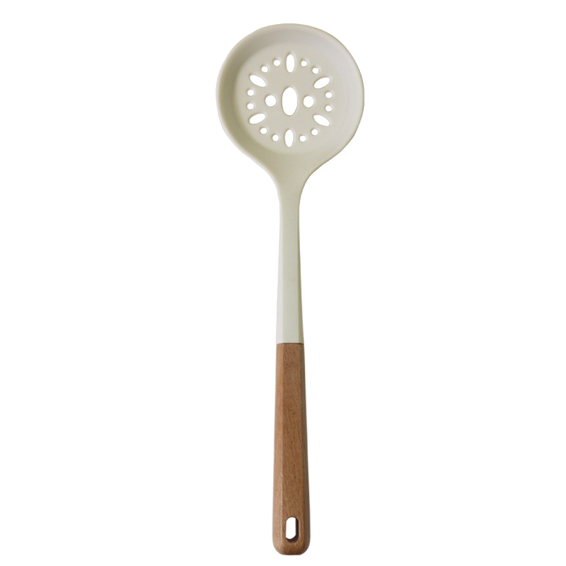 Silikon spatula ve kaşık 13 parçalı set yapışmaz silikon spatula süt beyazı gıda sınıfı silikon mutfak eşyaları seti satışa hazır - 10