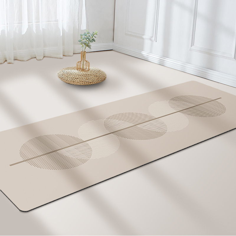 Star Pattern Yoga Mat, Non-Slip, Natural Rubber and PU