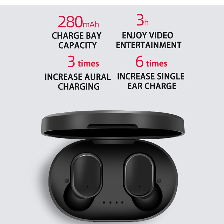 Cross-border wireless in-ear A6S Bluetooth headphones noise reduction special model headset sports single ear stereo - 1