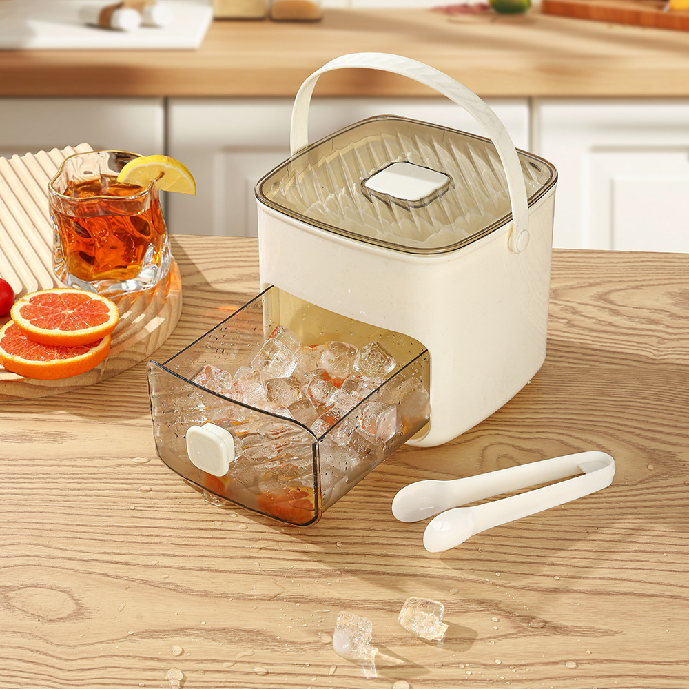 Bedruckter Eiswürfelbehälter, Eiswürfelblatt, Lebensmittel-Silikon-Form, leicht zu entnehmer Eiswürfelbehälter mit Deckel. - 12