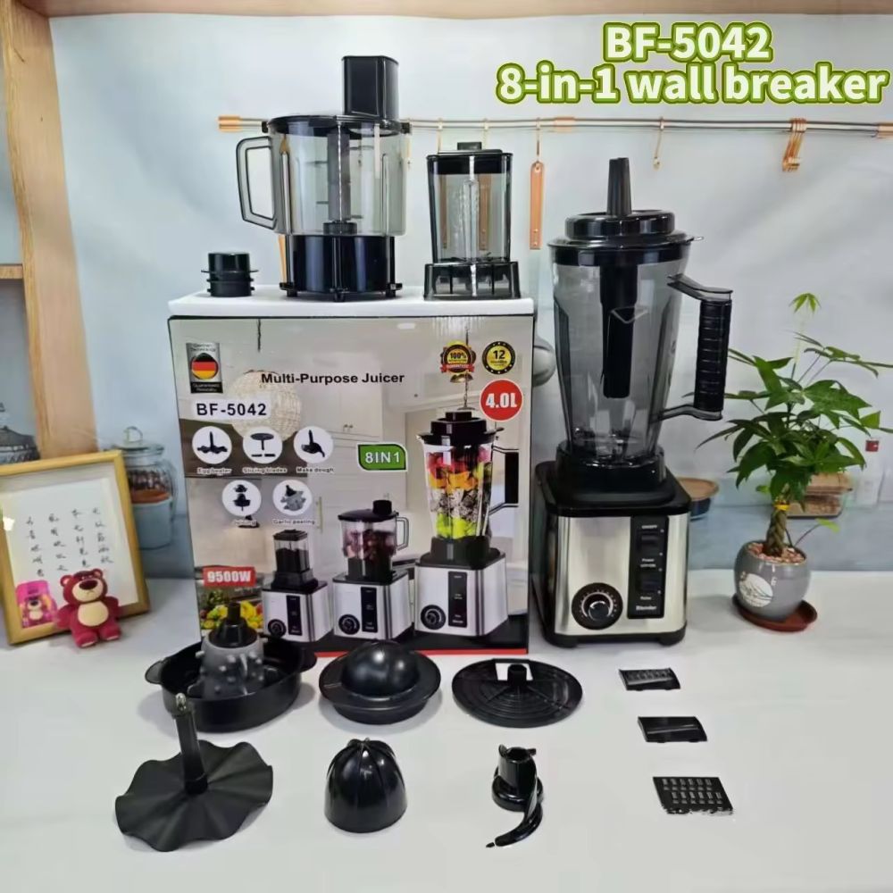 8in1 stainless steel multifunctional blender, large capacity