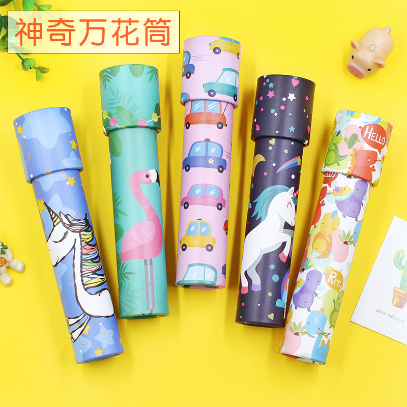 Large High-Resolution Rotating Children's Kaleidoscope, Classic Handmade Educational Toy