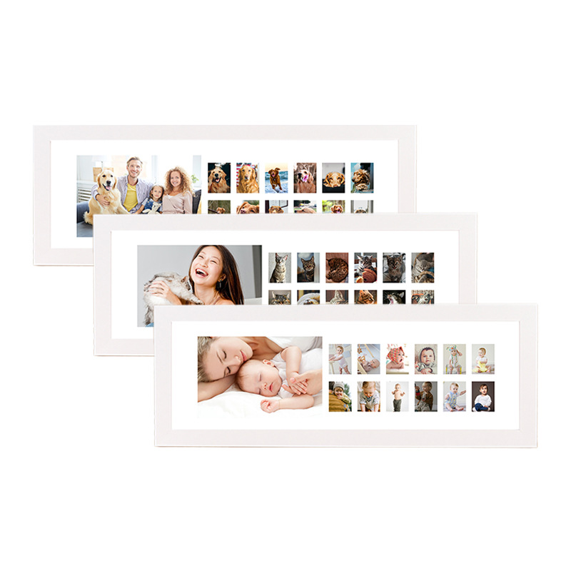 Kinder-Passfoto Campuszeit Wachstumsdokumentation Bilderrahmen Babyerinnerung 13 Fotoöffnungen Registrierungsfoto Bilderrahmen kreative Tischdeko