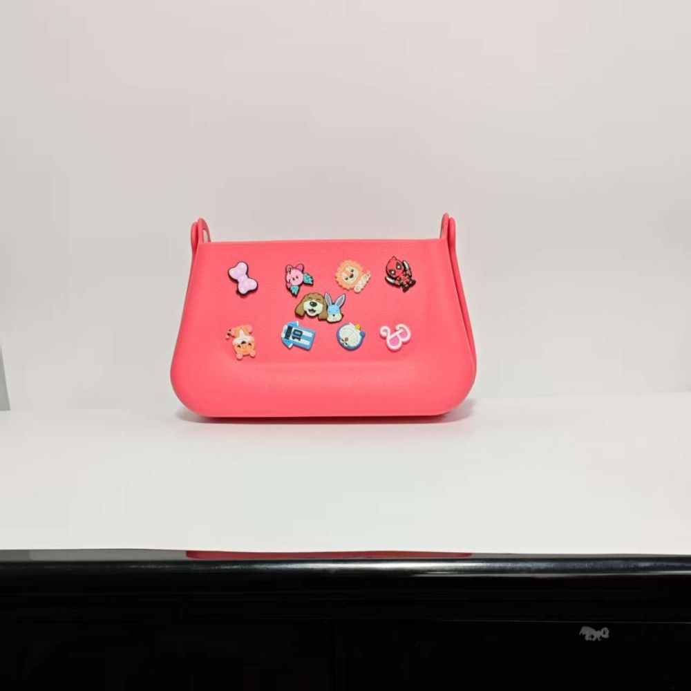 EVA Handtasche mit Tragegriff, Trend-Kosmetiktasche mit Lochdesign, Schultertasche, DIY-fähig, Cartoon-Zubehör, Umhängetasche, Lagerbestand verfügbar - 4