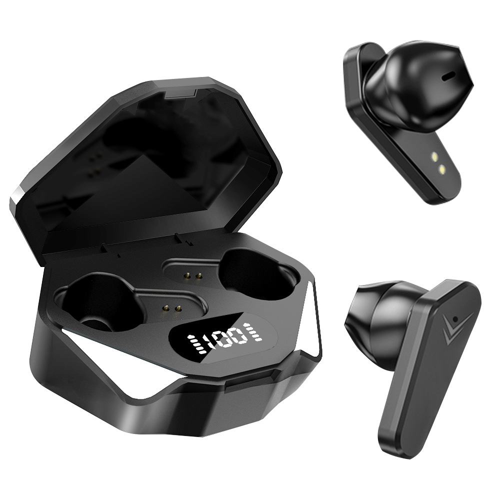 X15 wireless Bluetooth headphones, 5.0, digital display, touch, TWS, gaming
