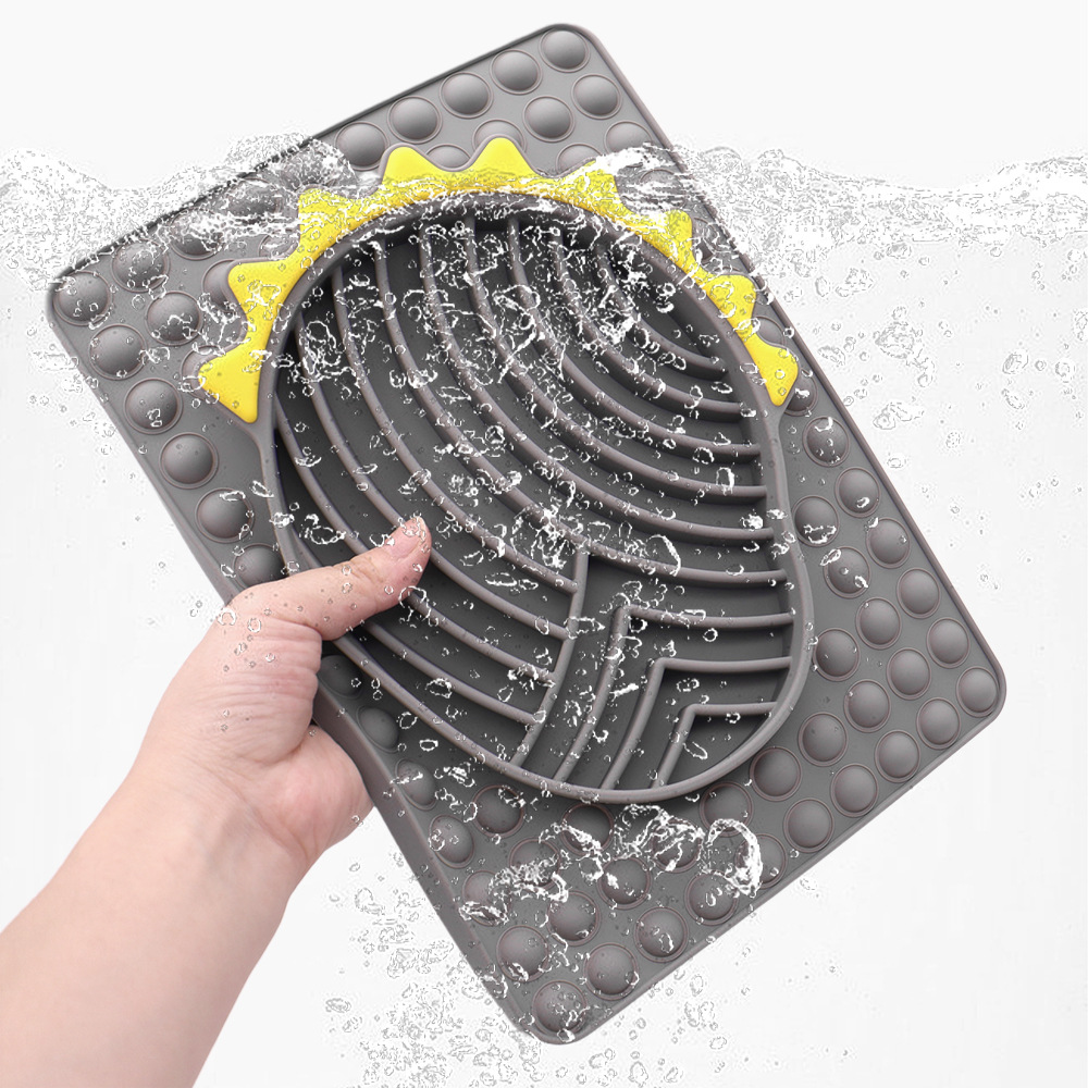Anti-Tip Silicone Dog Bowl Pet Slow Feeder Bowl Lick Mat Slow Feeding Dog Bowl Dog Food Bowl Feeding Dish for Dogs